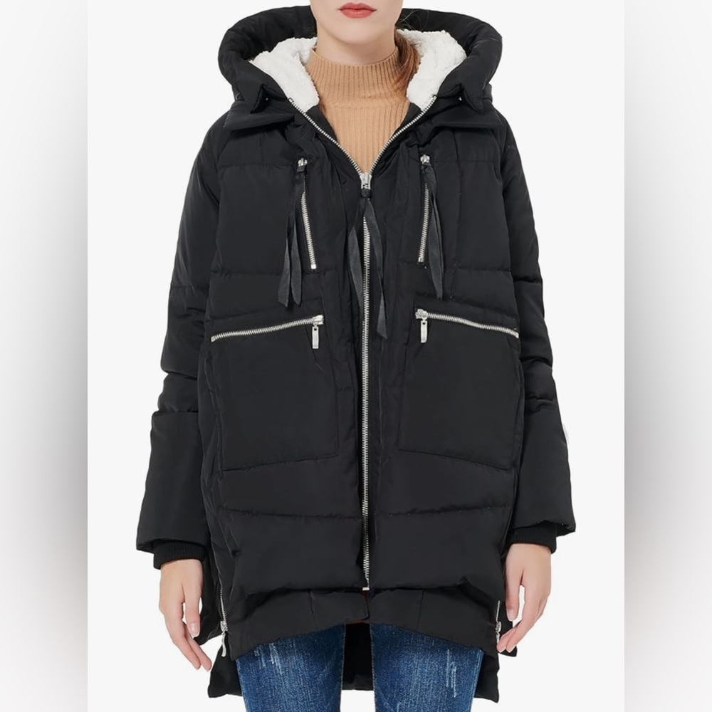 Orolay Amazon Thickened Down Jacket Women’s Small in Black